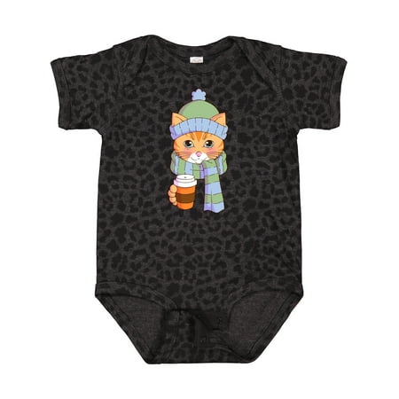 

Inktastic Cute Orange Tabby Cat in Scarf and Hat Gift Baby Boy or Baby Girl Bodysuit