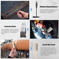 thumbnail image 1 of 4Pcs Welding Slag Removal Tool:Welding Chipping Hammer with Coil Spring Handle and Wire Brush with A, 1 of 2