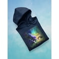 thumbnail image 3 of Tiger And Tiny Dragon Hoodie Women -Rose Khan Designs, Female Medium, 3 of 4