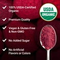 thumbnail image 2 of Force Factor Total Beets Organic Beet Root Powder, Beetroot Supplement for Circulation & Blood Flow, USDA-Certified Organic, Unflavored, 60 Servings, 2 of 10