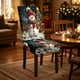 thumbnail image 1 of Oioii Christmas Snowman Christmas Dining Chair Covers Removable Washable Stretch Slipcovers for Xmas Restaurant Farmhouse Kitchen Hotel Decor Supplies, 1 of 6