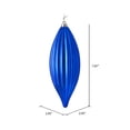 thumbnail image 3 of Vickerman M183202S 8 in. Blue Shiny Line Finial Ornament  4 per Bag, 3 of 3