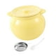 thumbnail image 5 of Recipiente de cerámica con colador, organizador, condimento, bote de cocina, aceite para freír 800 ml Amarillo, 5 of 9