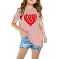 thumbnail image 2 of Zpanxa Chemises Filles T-Shirt à Imprimé d'Halloween Col Rond Manches Courtes Haut Mode en Coton 7 Ans, 2 of 4