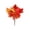A001- A, variant on Artificial Leaves Fall Decorations Burnt Orange, Dining Table Centerpiece for Thanksgiving and Farmhouse, Rustic 1 Bunch