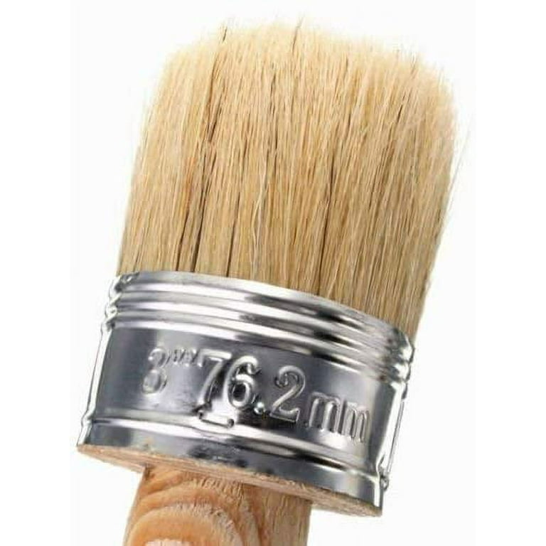 Chalk Paint Brush Set - Milk Paint, Soft Wax, Stencils -  Natural Bristles for Furniture : Arts, Crafts & Sewing