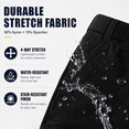 thumbnail image 3 of MASKERT Men's Work Pants Hiking Cargo Pants Water Resistant Stretch Outdoor Trousers with 9 Pockets, 3 of 9
