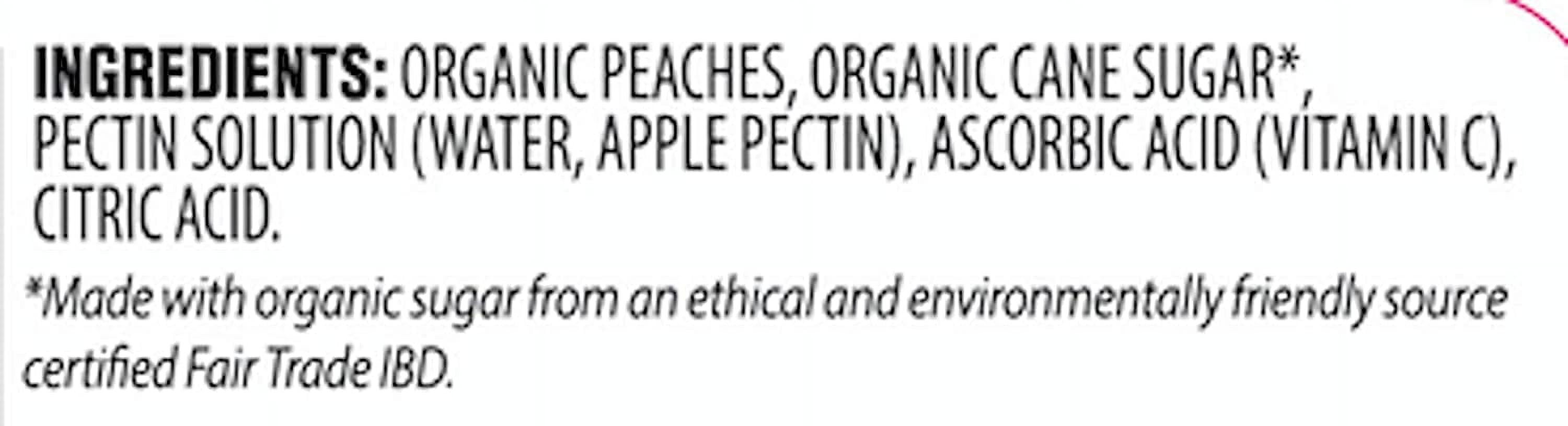 Crofters Peach Organic Premium Spread, 16.5 Oz Pack of 6