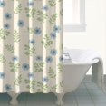 thumbnail image 4 of Pioneer Flower Floral Print Pattern Shower Curtain 84"x72", Bathroom Decorative Shower Curtain Set with 12 Hooks, Waterproof Washable, 4 of 6