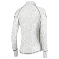 thumbnail image 3 of Women's Colosseum White Iowa Hawkeyes OHT Military Appreciation Officer Arctic Camo Fitted Lightweight 1/4-Zip Jacket, 3 of 4