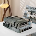 thumbnail image 5 of Erosebridal Cartoon Camper Car Zipper Twin Comforter Sets with Fitted Sheet and 2 Pillowcases, Rustic Farmhouse Zipper Bedding Set, Gray, 5 of 7