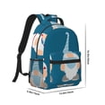 thumbnail image 2 of Rateoe Nurse Doctor Gnomes Pattern Durable Student Backpack Laptop Bag- Ergonomic Design, Waterproof Twill Fabric - Ideal for School, Travel, and Outdoor Activities, 2 of 6