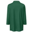 thumbnail image 4 of JULMCOMO Tops for Women 3/4 Sleeve Casual Summer V Neck Top Shirts Dressy Tunic Three Quarter Length Work Shirts, 4 of 4