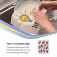 thumbnail image 5 of Kitchen Cleaning Cloth Bowls Washing Towel Dishes Wash Rag Kitchens Tools Household Absorbent Dish Cloths with Lovely Patterns Small Strawberry, 5 of 5