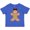 Royal Blue, variant on Inktastic Cute Gingerbread Girl with Red Plaid Bow Boys or Girls Toddler T-Shirt