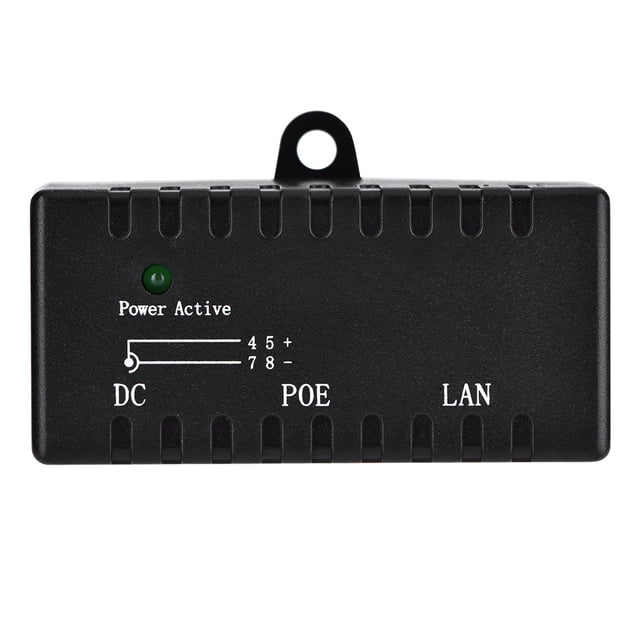 Adaptateur Ethernet Répartiteur POE 10 M/100 Mbps Alimentation sur Répartiteur POE Durable pour Port LAN POE Standard