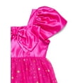 thumbnail image 6 of Dreaming of Lucy Toddler Girls Starry Bow Tutu Dress with Short Sleeves, Sizes 12M- 5T, 6 of 7