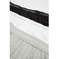 thumbnail image 2 of Calvin Klein Men's Cotton Classics Knit Boxer -3 Pack, Grey/White/Black, Large, 2 of 3