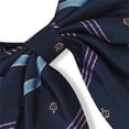 thumbnail image 5 of qolati Boys Ties Neckties Solid Color Kids Necktie Adjustable Woven Formal Kids Tie Wedding School Graduation Navy, 5 of 7