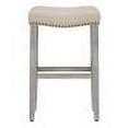 thumbnail image 4 of WestinTrends 29 inch Bar Stool for counter, Kitchen, Dining, with Solidwood Leg (Set of 2), Beige, 4 of 8