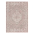 thumbnail image 3 of Unique Loom Outdoor Traditional Collection Area Rug - Valeria (7' 1" x 10' Rectangle Pink/Ivory), 3 of 7