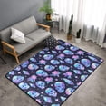 thumbnail image 2 of star Skull flower crystal Shaggy Area Rug, Rugs for Living Room Bedroom Non Slip Door Mat Indoor Carpet Machine Washable Nursery Home Decor Floor Mats for Entryway 60x39in-#, 2 of 5