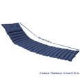 thumbnail image 3 of 2 Pieces Indoor Outdoor Lounge Chair Cushion Set With Adjustable Strap, Replacement Patio Funiture Seat Cushion, Can Be Secured With a Button and Cord Closure, Chaise Lounge Cushion, Dark Blue, 3 of 6