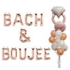16" Bach & Boujee Mylar Balloons Banner Bachelorette Party Decor Bach Party Decorations Bridal Shower Decor Backdrop Rose Gold Balloons