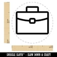 thumbnail image 2 of Brief Case Work Icon Rubber Stamp for Scrapbooking Crafting Stamping - Mini 1/2 Inch, 2 of 7