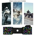 thumbnail image 6 of Uorisanigo ATV Tank Bag Snowmobile Storage Saddle Bag Colored Dog Paws Motorcycle Saddlebag Multifunctional Design Waterproof Cargo for Polaris Sportsman Scrambler FourTrax, 6 of 7