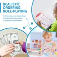 thumbnail image 7 of Wooden Ice Cream Counter Playset for Kids, Toddler Girl Toys Kitchen Playset Pretend Play Gifts for 3 4 5 6 Year Old Girl or Boy, Play Food Scoop and Serve, Play Kitchen Sets for Kids Ages 4-8, 7 of 7
