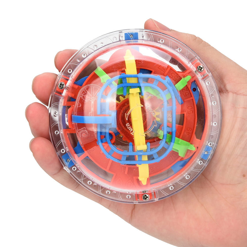 3D Labyrinth Barriers Magic Intellect Ball Balance Maze Perplexus Puzzle Toy bn3 