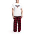 thumbnail image 5 of CafePress - Retro Eagle And USA Flag Men's Light Pajamas - Men's Light Loose Fit Cotton Pajama Set, 5 of 7
