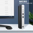 thumbnail image 6 of Restored HP Prodesk 400 G5 Mini Desktop PC Intel Quad-Core i5-9500T, 16GB Ram, 256GB SSD, WiFi, Keyboard and Mouse, Windows 11 Pro (Refurbished), 6 of 7