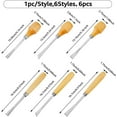 thumbnail image 2 of 6Pcs Stone Setting Tools Wood carving Hand Chisel Jewelry Stone Prong Pusher Wood Gouges Carving Tools Suitable for Professional Jewelers and DIY Enthusiasts, 2 of 7