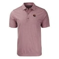 thumbnail image 2 of Men's Cutter & Buck  Burgundy Washington Commanders Helmet Forge Eco Heather Stripe Stretch Recycled Polo, 2 of 3