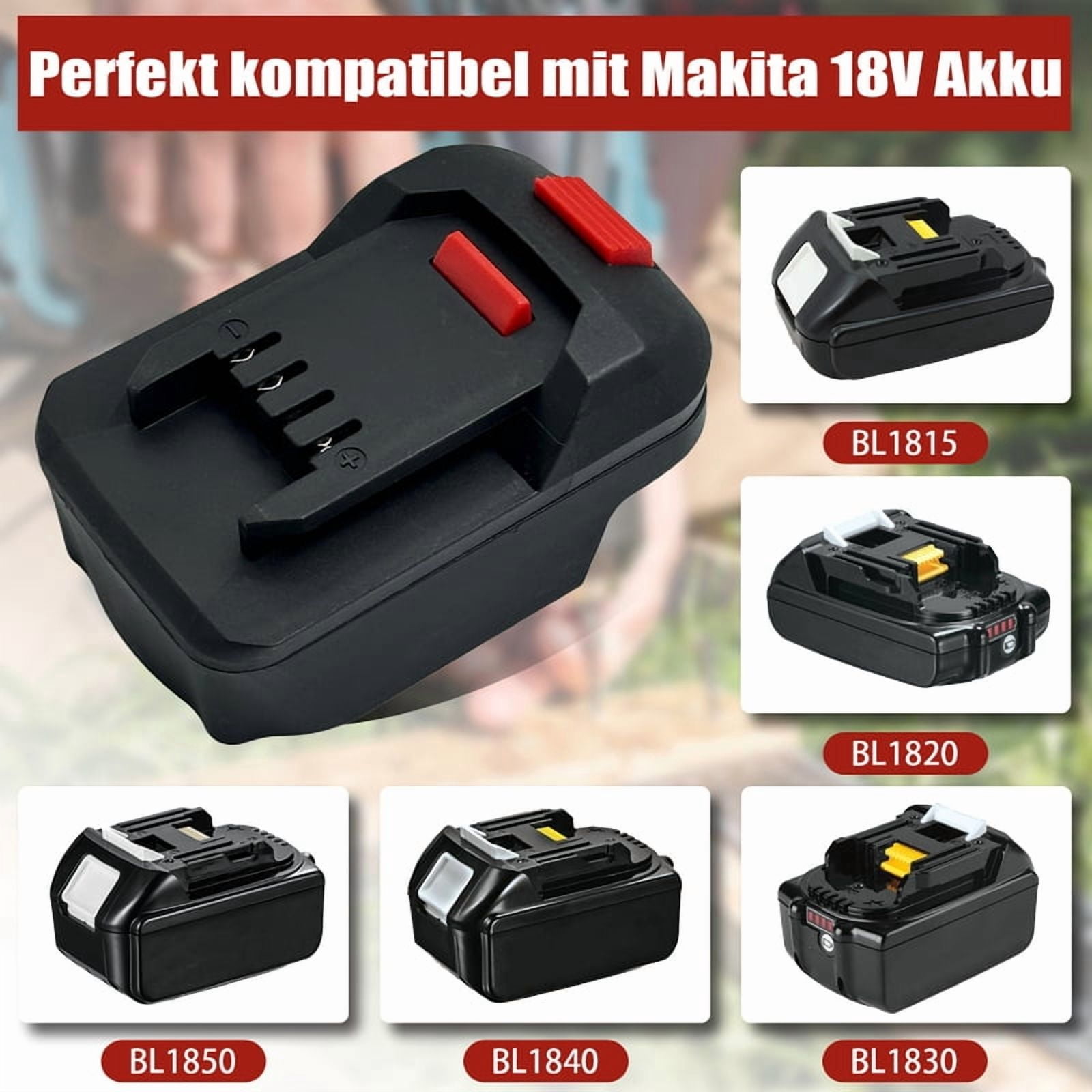 NEW Battery Adapter Converter for Ma*kita 18V Lithium Battery to for Lidl Park*side X20V Li-Ion Power Tool