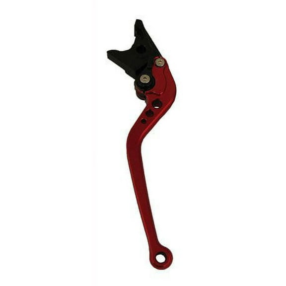 Motobrackets standard 4" adjustable RED brake lever for Yamaha 2005-2009 YZF R6, 2004-2009 YZF R1