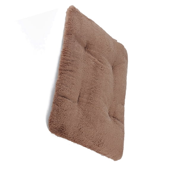 S-Size Non-Slip Self-Warming Pet Pad Cozy Thermal Dog Crate Bed Cover, Warm Khaki (25 x 19 Inches / 63.5 x 48.3 cm)