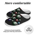 thumbnail image 6 of Lsque Happy New Year Pattern Womens Comfort Cotton on Scuff With Memory Foam and Anti-skid Sole Slipper-37/38, 6 of 7