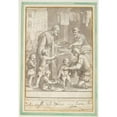 thumbnail image 2 of Jacques Stella 14x18 Gold Ornate Wood Frame and Double Matted Museum Art Print Titled - Saint Philip Buying Clothes For&nbsp;Children (1629), 2 of 4