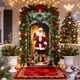 thumbnail image 2 of Decoraciones de Navidad Cubierta de Puerta de Navidad de 35 X 72 Pulgadas Cortina de Puerta de Navidad Decoración de Puerta Y Pared Del Día de Navidad Decoración de Fiesta de Vacaciones Decoraciones D, 2 of 6
