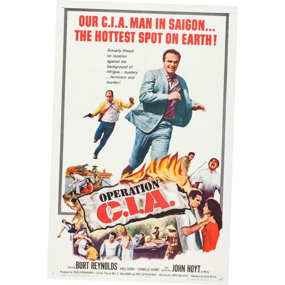 Operation Cia Movie Poster 16x24 Poster Medium Art Poster 16x24 Unframed, Age: Adults Western Graphic