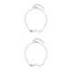 thumbnail image 3 of Sonducket Pulseras de tobillo Oro Plata Estilo simple Rosas Cadena de pie Tobilleras para mujer Type1 NO1, 3 of 6