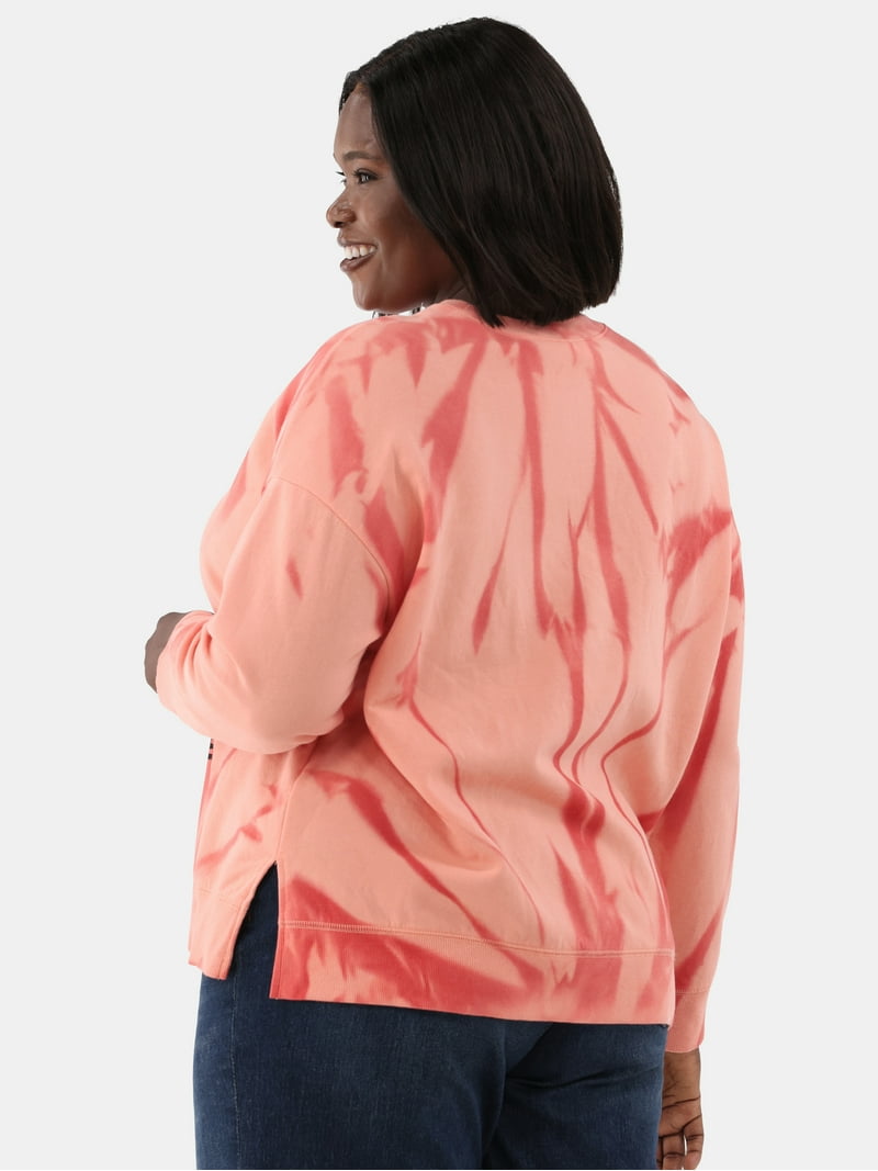 Terra & Sky Women's Plus Size Blondie Graphic Sweatshirt with Long