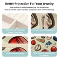 thumbnail image 3 of Baseball Travel Portable Square Jewelry Box for Rings, Earrings, Necklaces, Bracelets - Girls and Women, 3 of 6