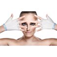 thumbnail image 3 of Accoutrements Unisex Fingerless Cotton Gloves, White, 3 of 6