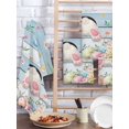 thumbnail image 2 of Easter Kitchen Dish Towels for Drying Dishes Set of 4, Spring Bunny Feet Flowers Eggs Blue Wooden Grain Waffle Weave Microfiber Hand Tea Bathroom Towels Quick Dry & Absorbent Towel 15.7x23.6, 2 of 7
