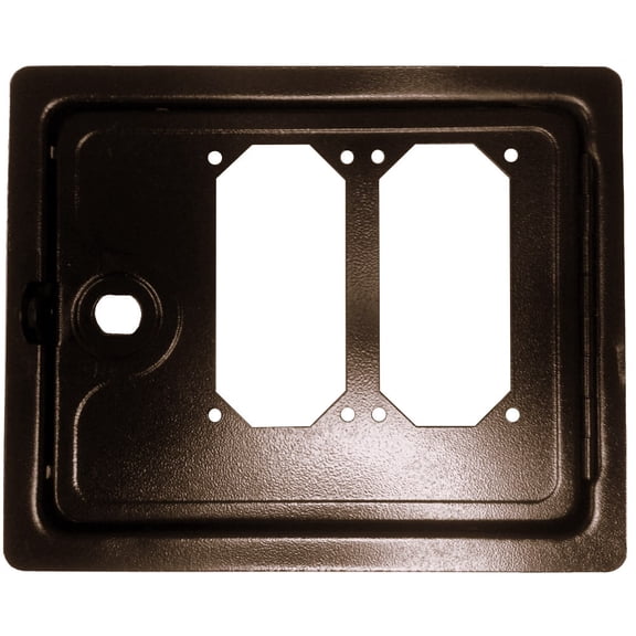 Arcade game coin door panel for dual coin acceptors, Jamma - Mame - Pinball - NEW