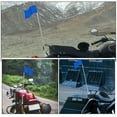 thumbnail image 3 of Raindrops 2Pcs High Strength Steel Flag Pole Kit for Bike and Motorcycle with Adjustable Telescoping Handlebar Mount, 3 of 8